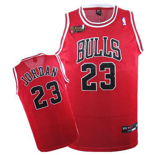 Nike Michael Jordan Swingman Throwback Men's Champions NBA Chicago Bulls Jersey #23 Red