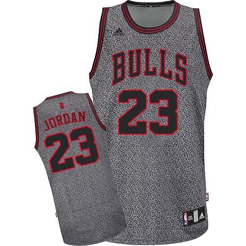 Adidas Michael Jordan Swingman Men's NBA Chicago Bulls Jersey #23 Grey Static Fashion