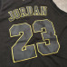 Air Jordan #23 Stitched Black Gold Jersey